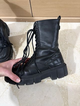 Botas Mustang Negras Talla 37