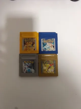 Pokemon plata, oro y azul GBC