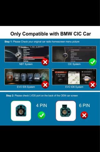 Módulo CarPlay BMW CIC Inalámbrico