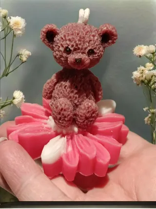 Velita artesanal  Osito Teddy 4€/u