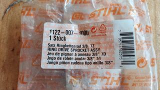 Stihl Juego de piñón de cadena tipo anillo 3/8" 7d