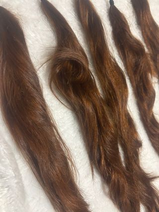 5 Mallas Fallera Pelo Natural Rojizo