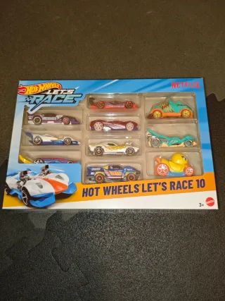 Pack 10 Coches Hot Wheels Netflix Let's Race
