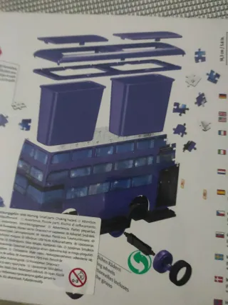 Puzzle 3D Harry Potter Autobús Knight Bus Sinabrir