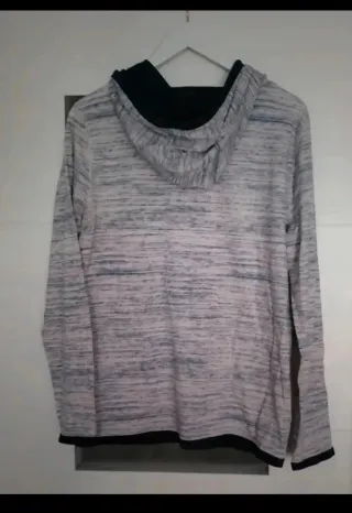 Sudadera Hollister Joven Gris/Azul Talla S
