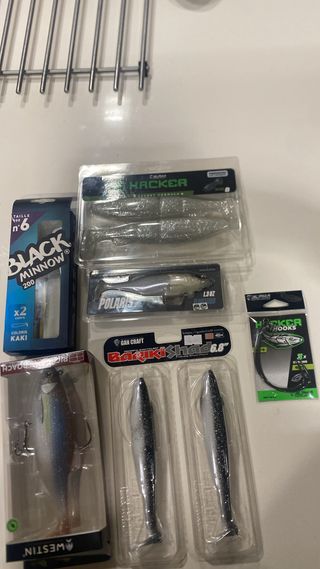 Lote señuelos pesca blandos