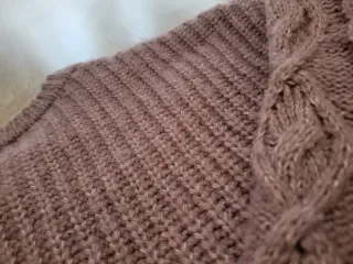 Cárdigan de punto trenzado