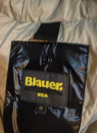 Chaqueta Plumífero Blauer Negra Auténtica