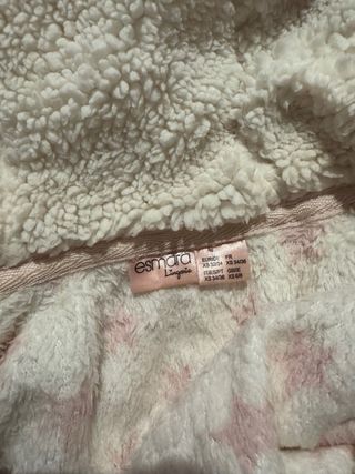 Pijama entero mono estrellas rosa y blanco