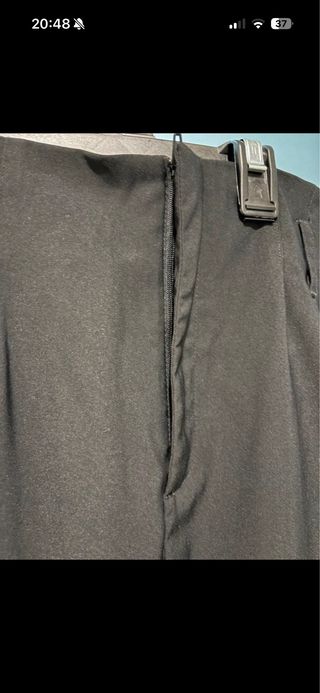 Pantalón recto negro