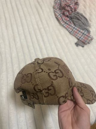 Gorra Gucci Beige y Marrón
