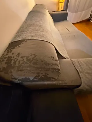 Sofá 240cm tela gris