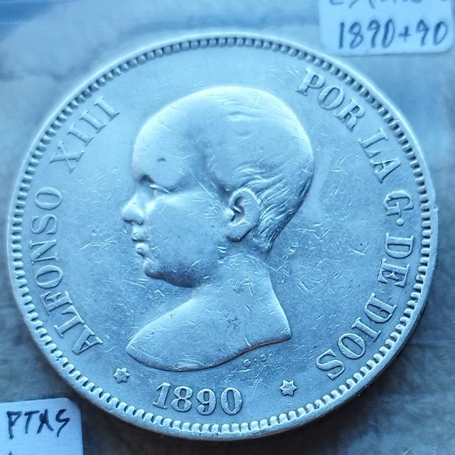 Duro de plata Pelón 1890*90