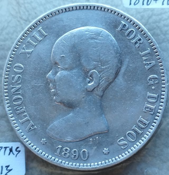 Duro de plata Pelón 1890*90