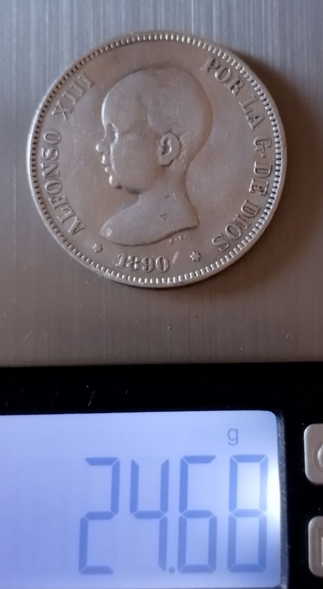 Duro de plata Pelón 1890*90