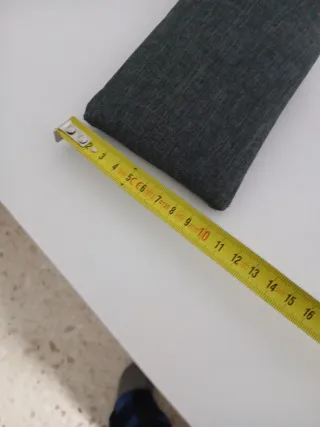 Bolsita Faraday Gris con Cierre Naranja