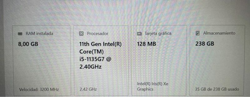 Portátil Lenovo L13 Gen 2 i5-1135G7/8GB /256 NVME afbeelding 5