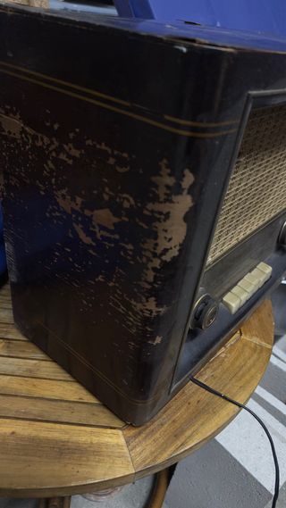 Radio Antigua Philips Marrón