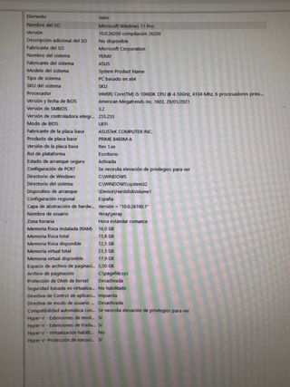 PC Gaming Negro con Luces LED