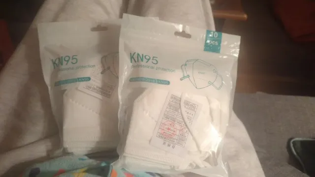 20 Mascarillas FFP2 KN95 protección 5 capas