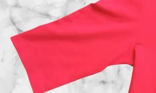 zara jersey cuello alto rojo para mujer