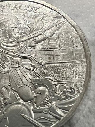 Onza Plata Spartacus Legendary Warriors