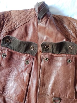 Chaqueta/Cazadora Cuero Hombre Massimo Dutti