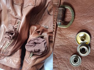 Chaqueta/Cazadora Cuero Hombre Massimo Dutti