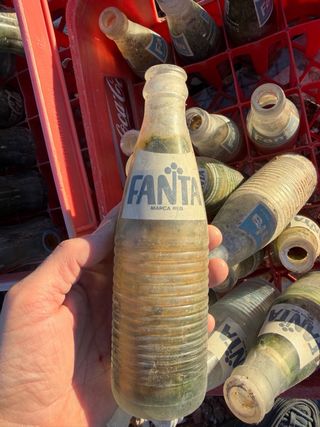 Bottiglie Fanta e Coca-Cola Anni 70/80