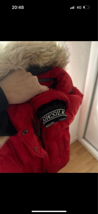 Chaqueta siksilk Roja Talla M