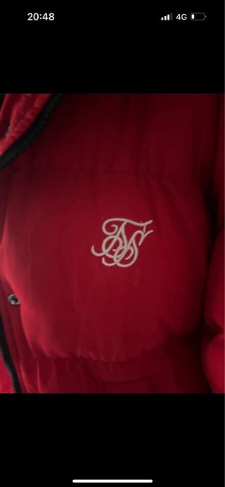 Chaqueta siksilk Roja Talla M