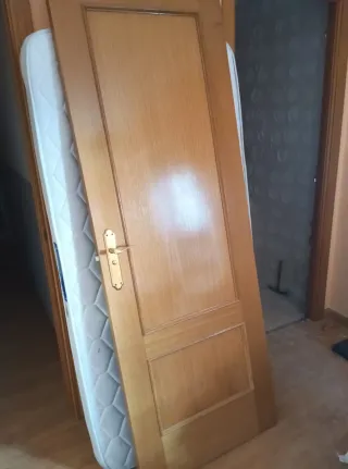 Puertas madera haya maciza