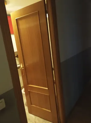 Puertas madera haya maciza