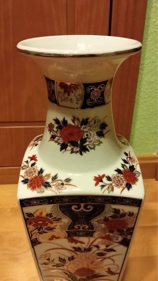 Jarrón Japonés Satsuma Cerámica Antiguo