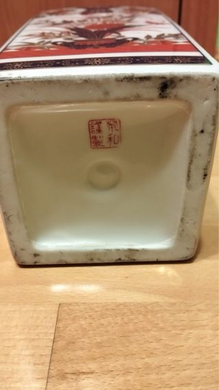 Jarrón Japonés Satsuma Cerámica Antiguo