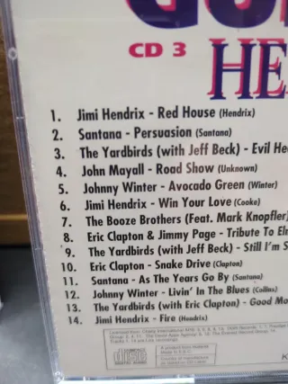 Colección 3 CDs Guitar Heroes