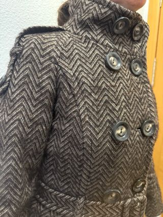 Abrigo de mujer con cinturón