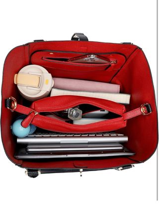 Bolso Grande Piel Mujer Trabajo Bandolera Marrón