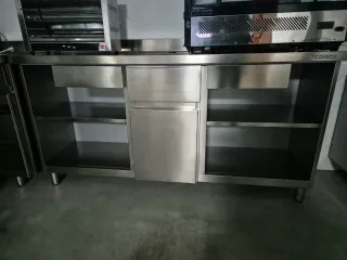 Mueble cafetero acero inoxidable CORECO