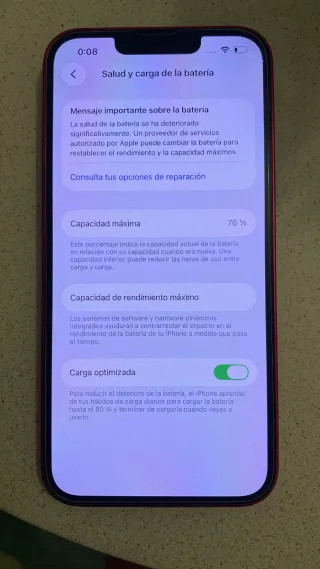 iPhone 13 Rojo 128GB