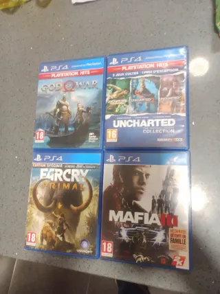 4 Juegos PS4: God of War, Uncharted, Far Cry, Mafi