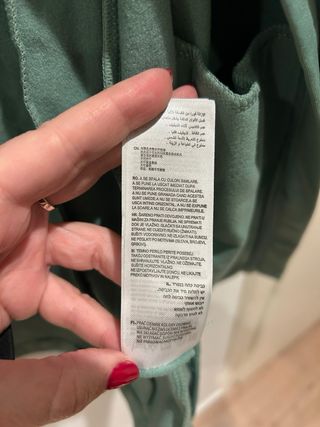 Sudadera Joma Verde Mujer. Talla L justa.