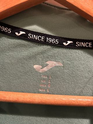 Sudadera Joma Verde Mujer. Talla L justa.