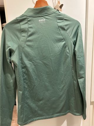 Sudadera Joma Verde Mujer. Talla L justa.