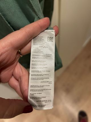 Sudadera Joma Verde Mujer. Talla L justa.