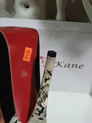 Sandalias de fiesta tacón alto nueva talla 38