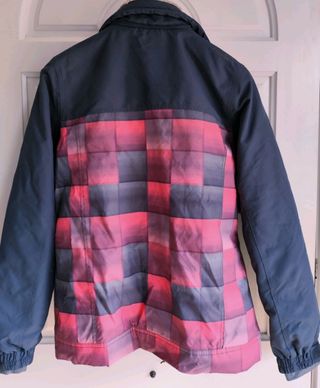 Chaqueta Protest Nieve Esquí Rosa Gris Talla M