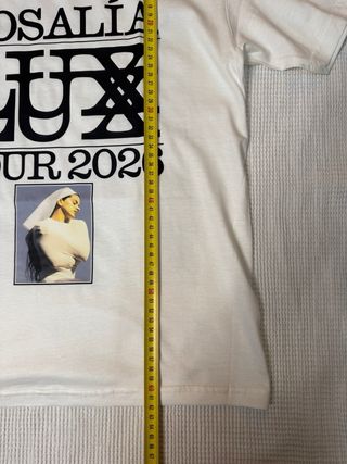 Camiseta Rosalía Lux Tour 2026 Talla XS