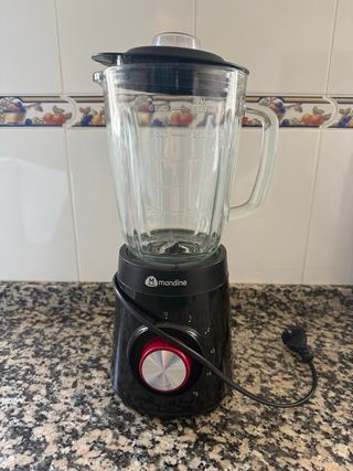 Batidora de vaso Mandine negra