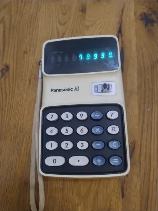 Calculadora Panasonic antigua